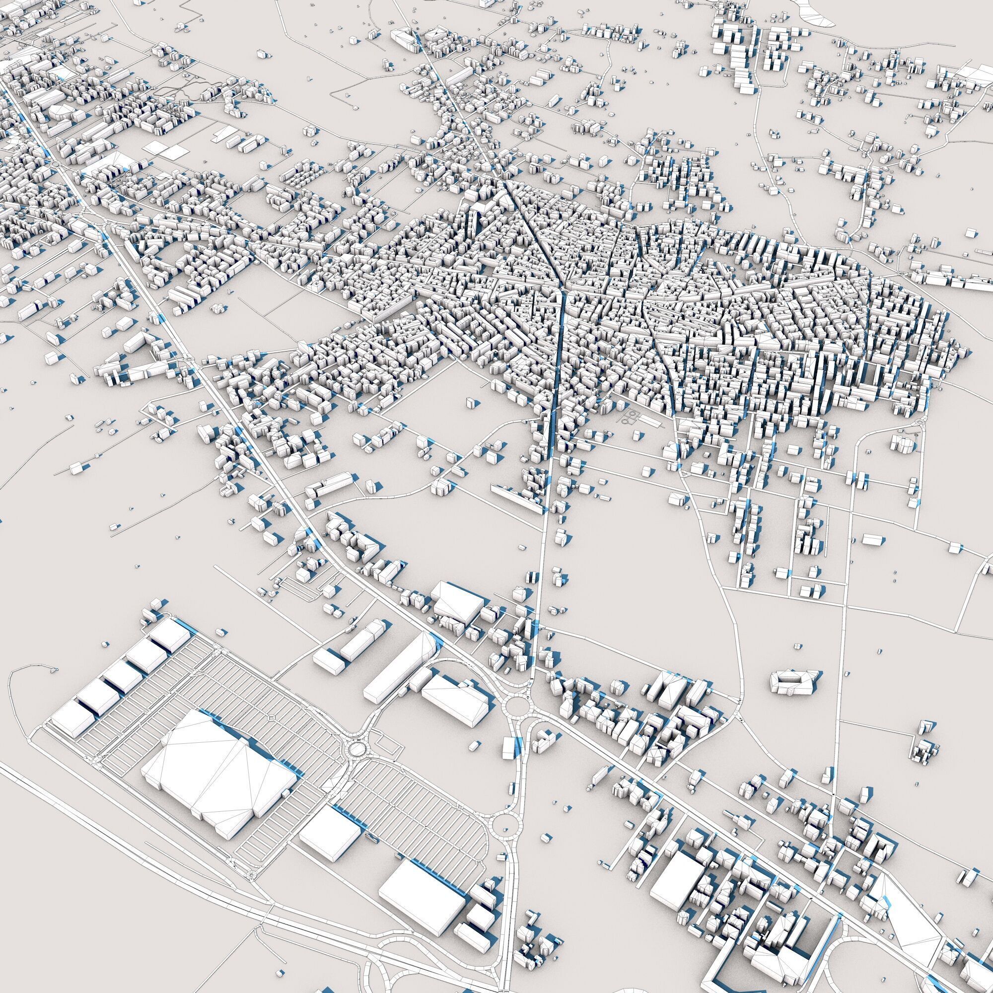 Giugliano in Campania City Italy 3D model_8