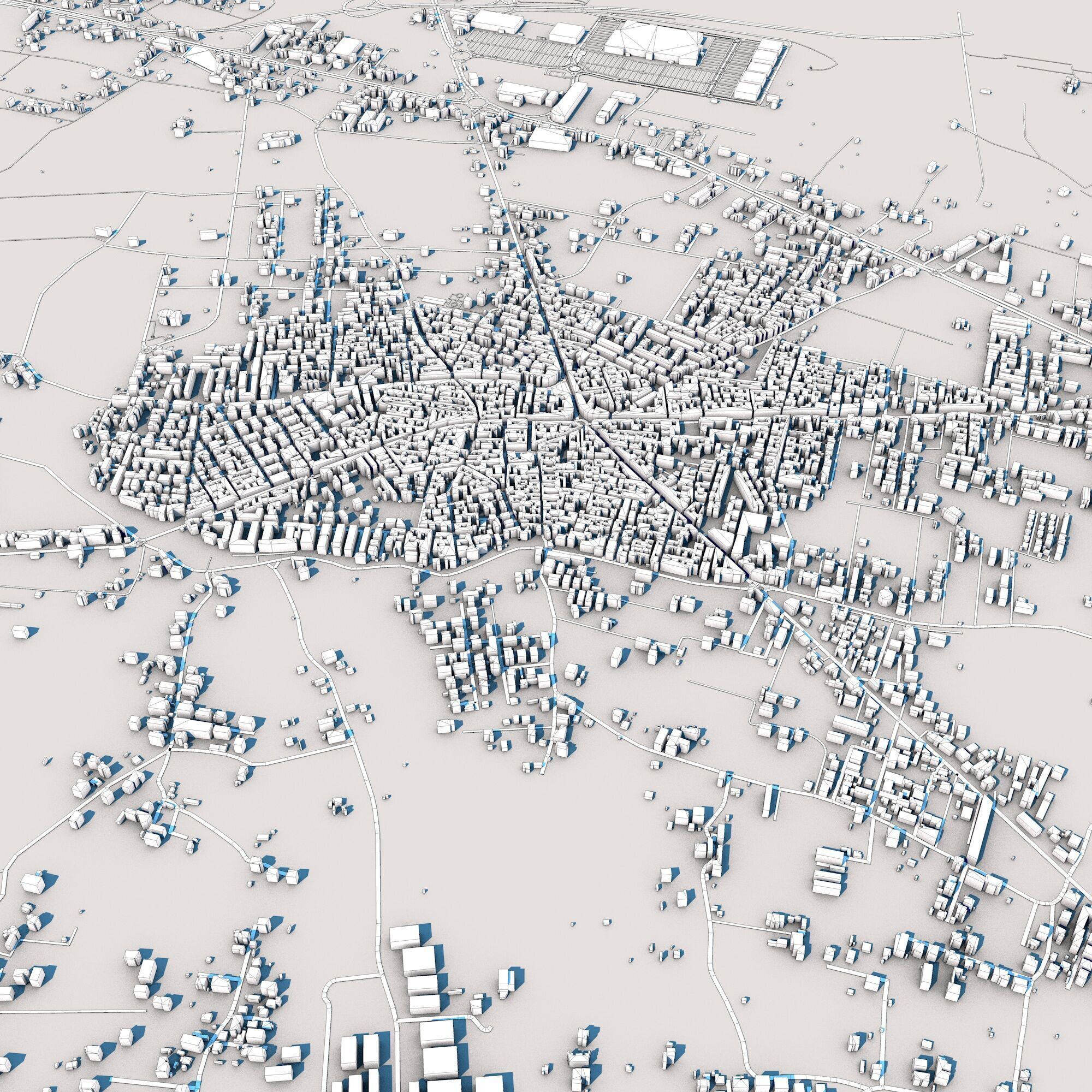Giugliano in Campania City Italy 3D model_7