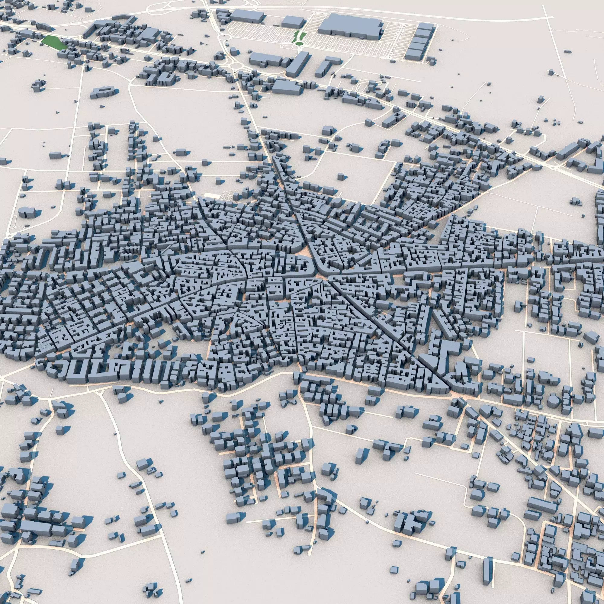 Giugliano in Campania City Italy 3D model_0