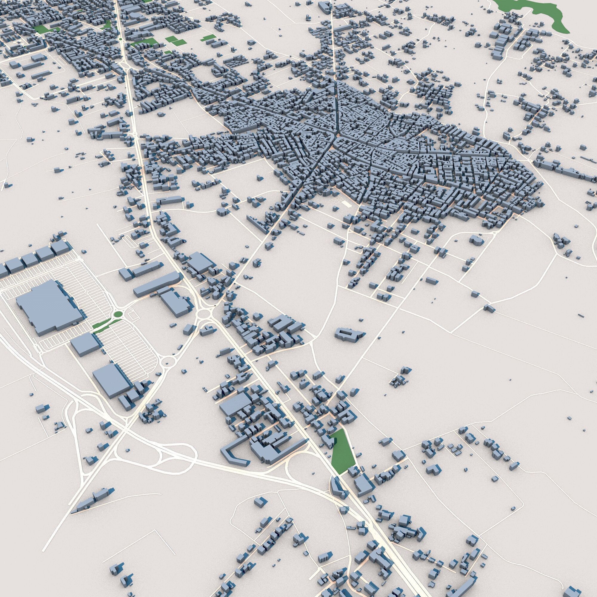 Giugliano in Campania City Italy 3D model_6
