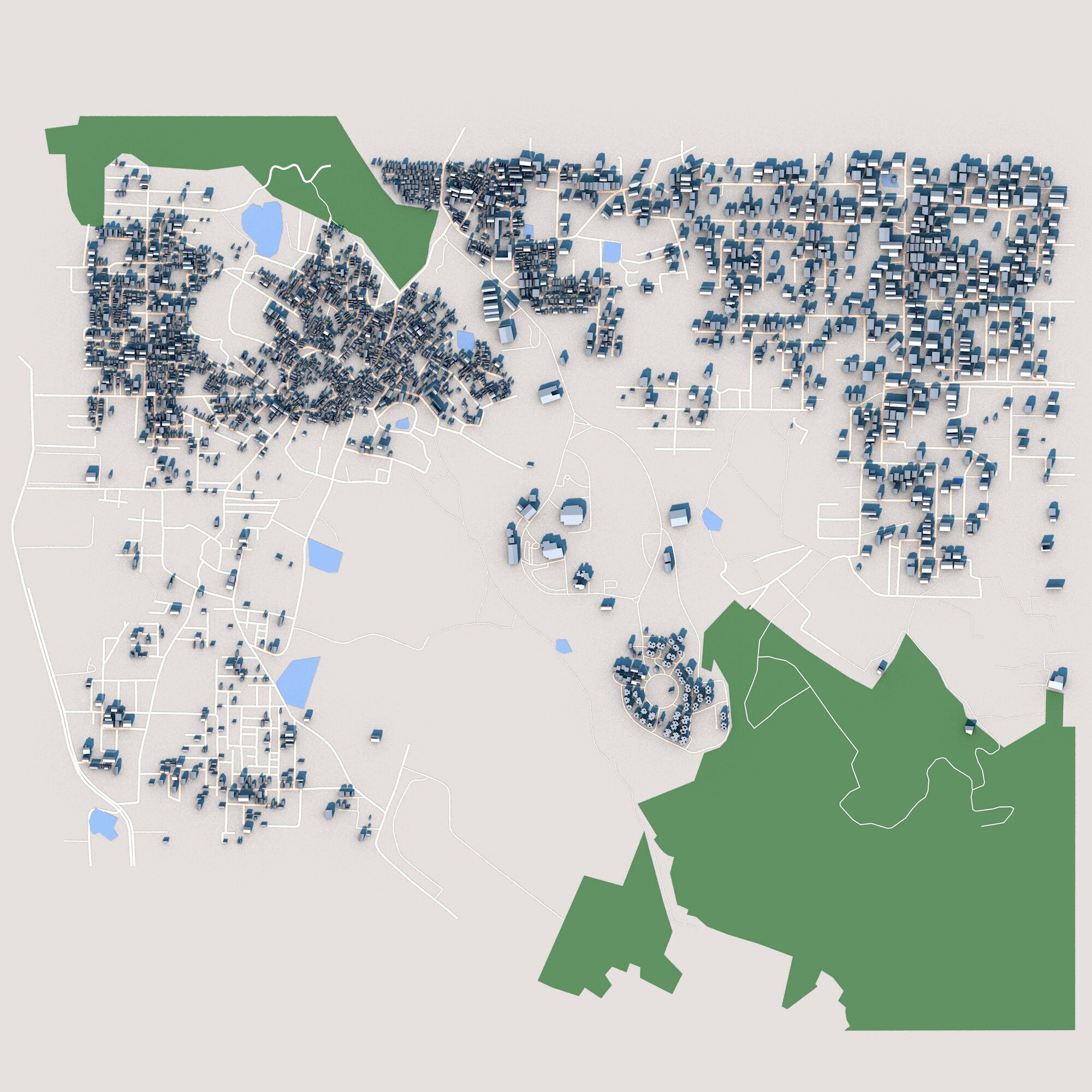 Indira Gandhi National Open University New Delhi India 3D model_1