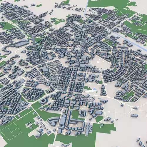 Latina City Italy 3D model