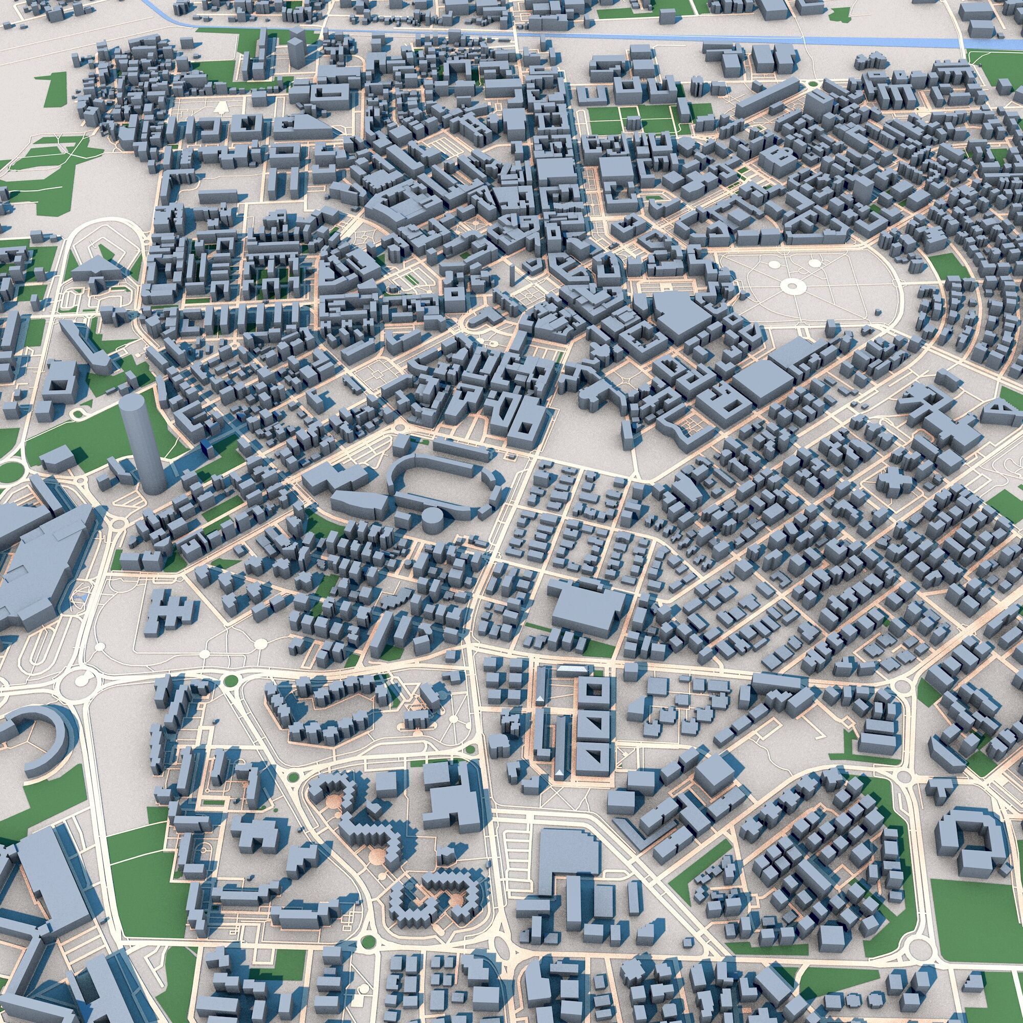 Latina City Italy 3D model_10