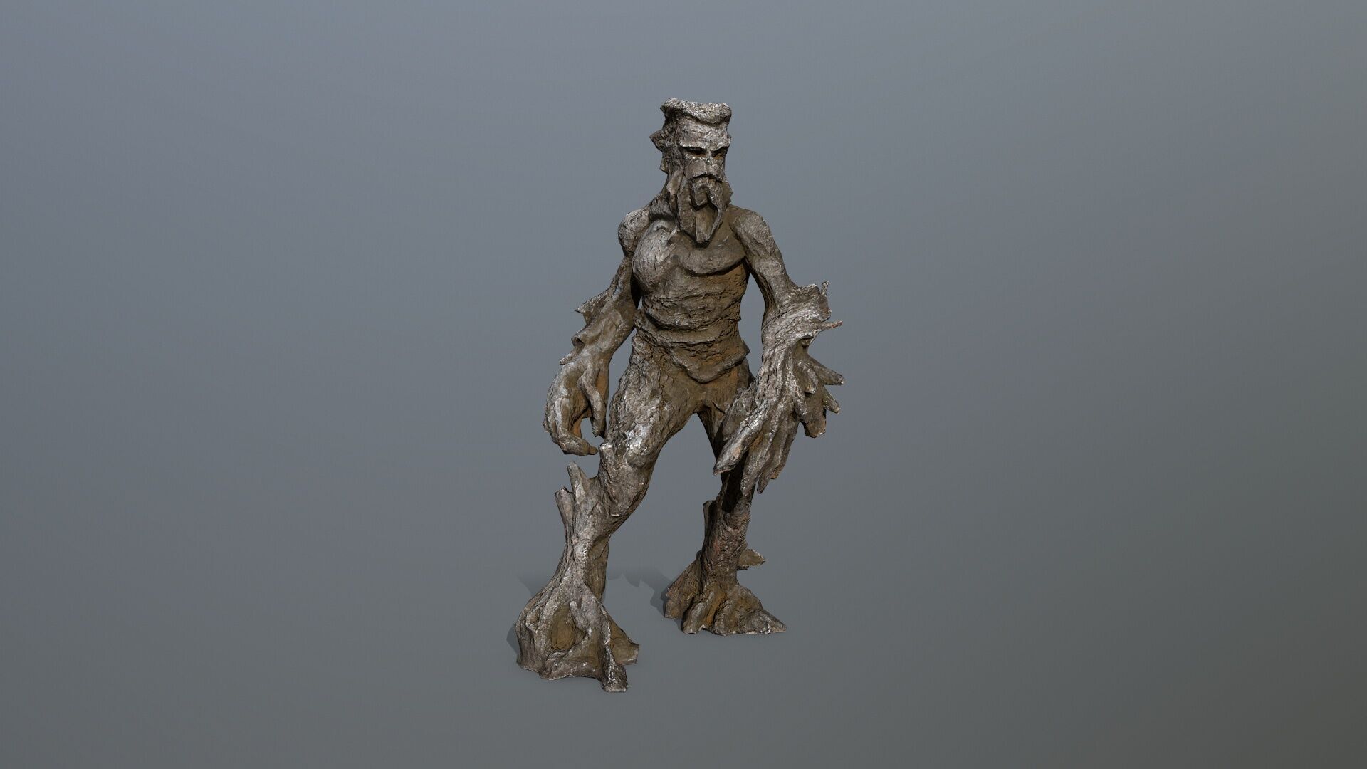 Golem Low-poly 3D model_2