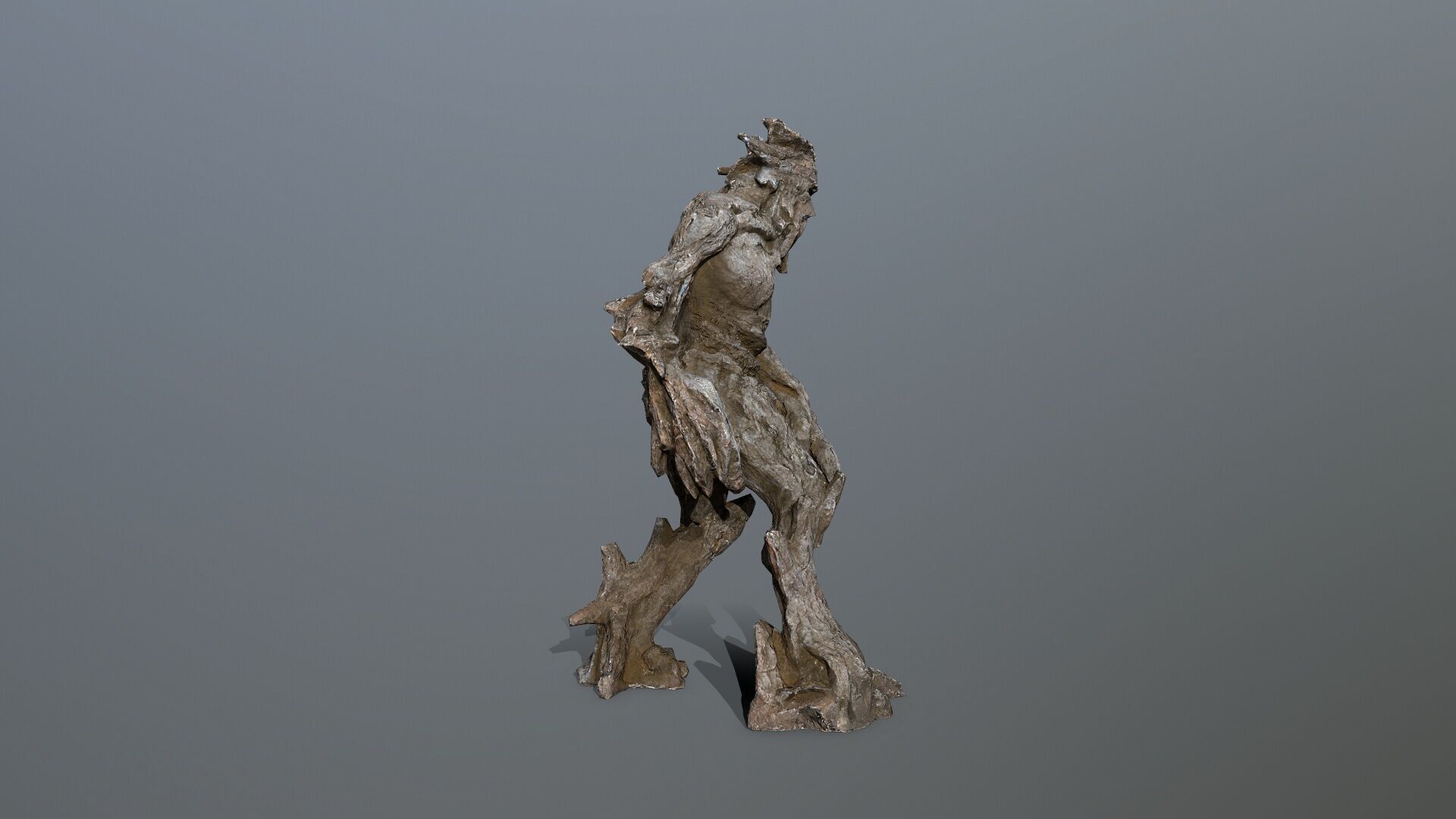 Golem Low-poly 3D model_7