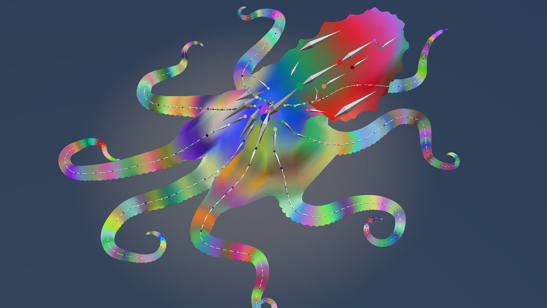 Giant Pacific Octopus 3D model_6