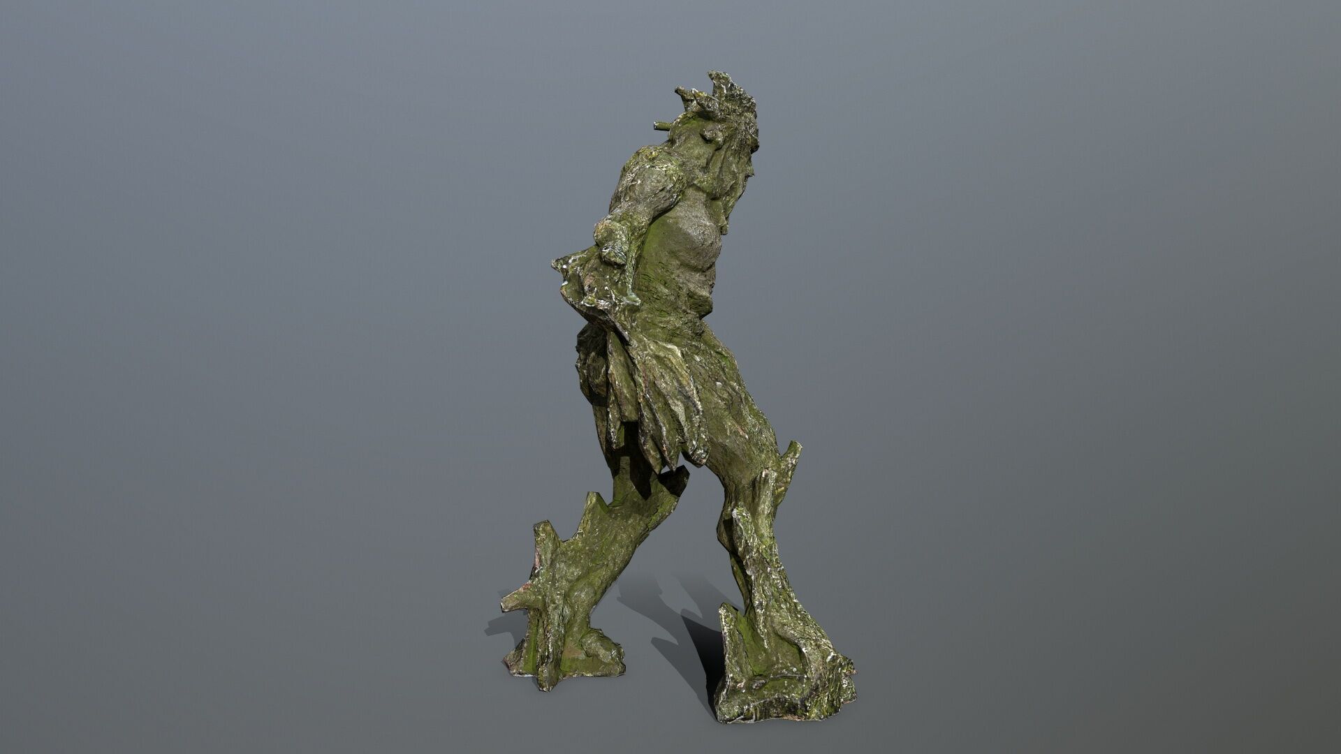 Golem Low-poly 3D model_6