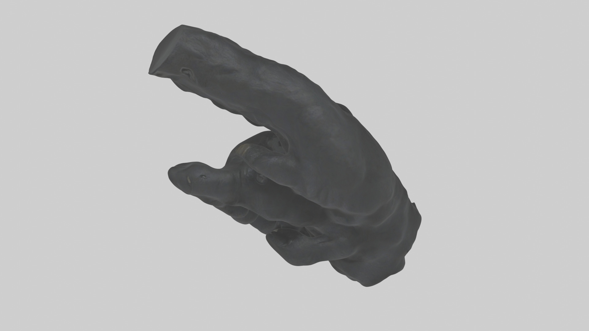Gorilla Arms Model Low-poly 3D model_14