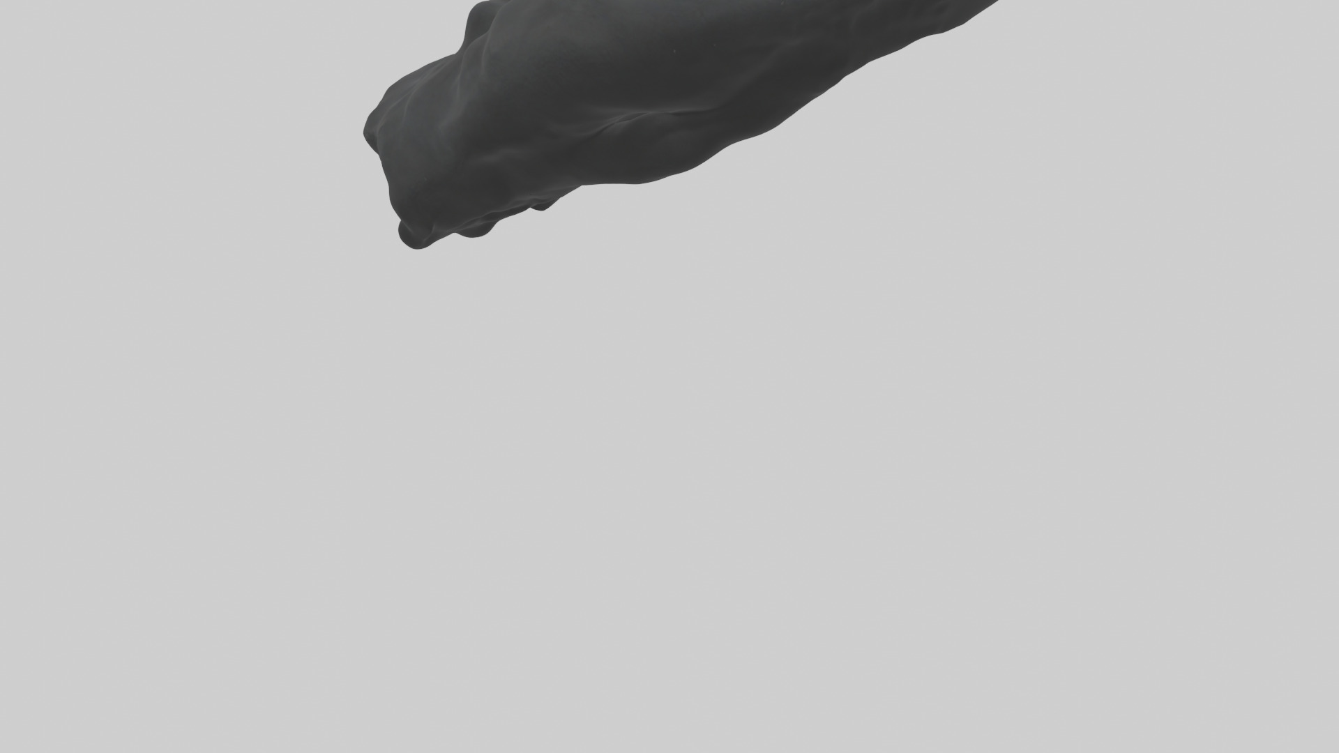 Gorilla Arms Model Low-poly 3D model_3