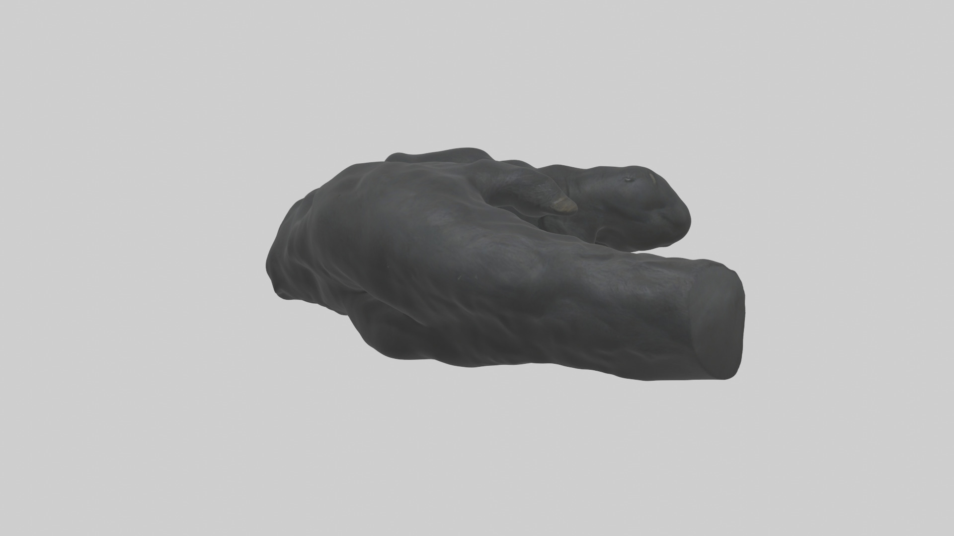 Gorilla Arms Model Low-poly 3D model_15