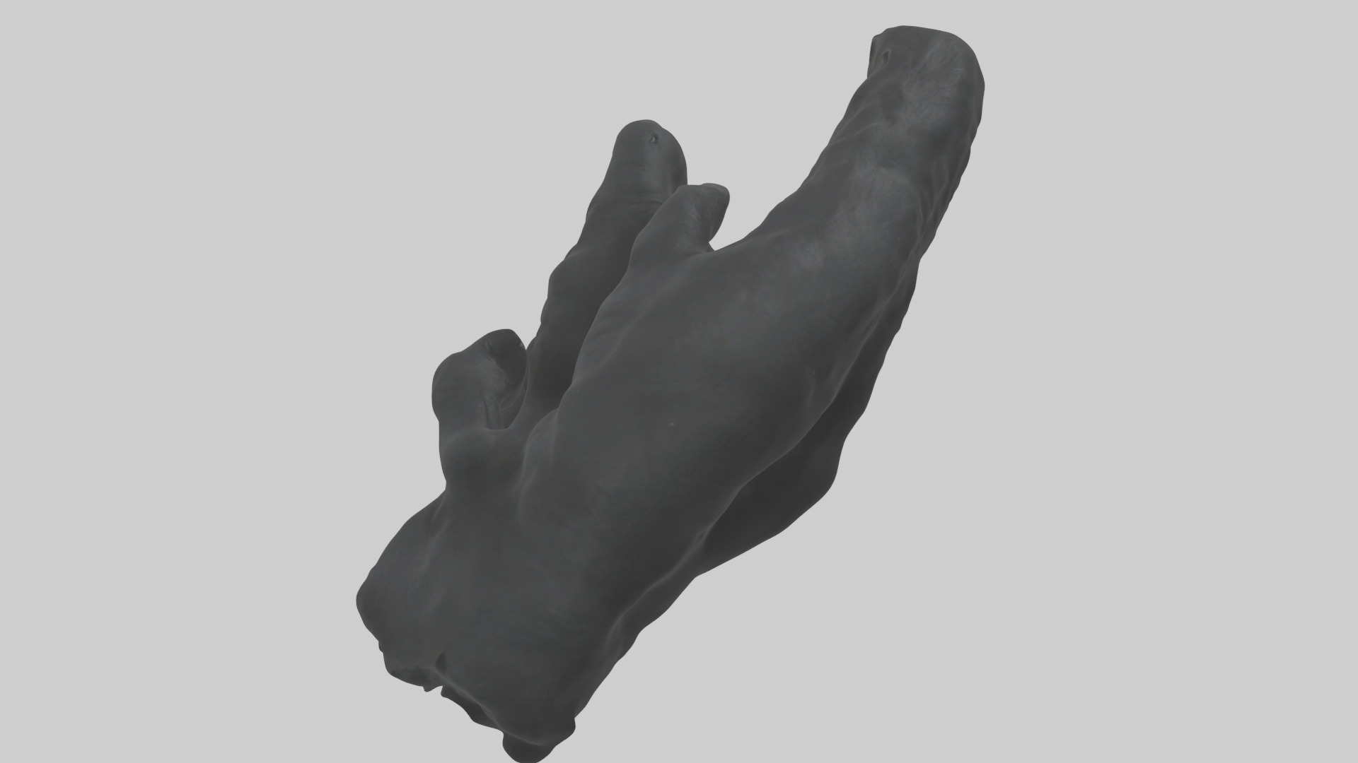 Gorilla Arms Model Low-poly 3D model_17