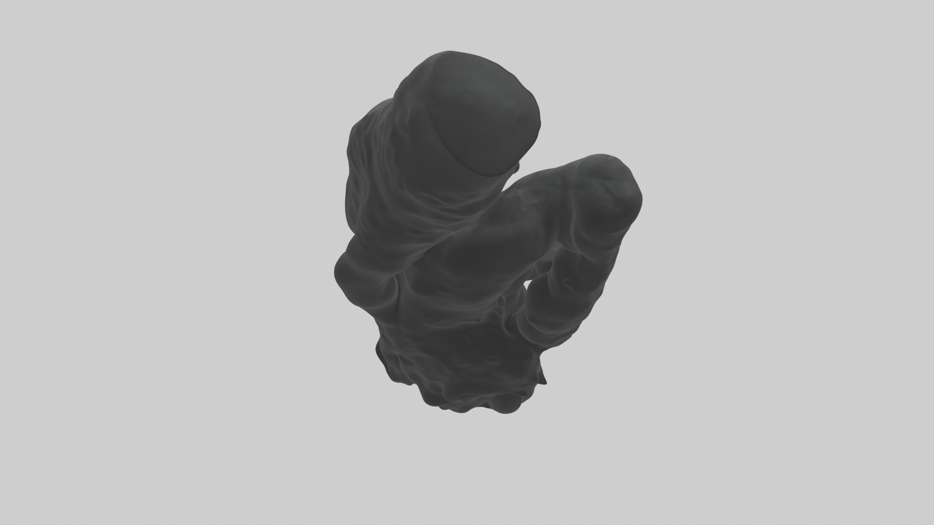 Gorilla Arms Model Low-poly 3D model_2