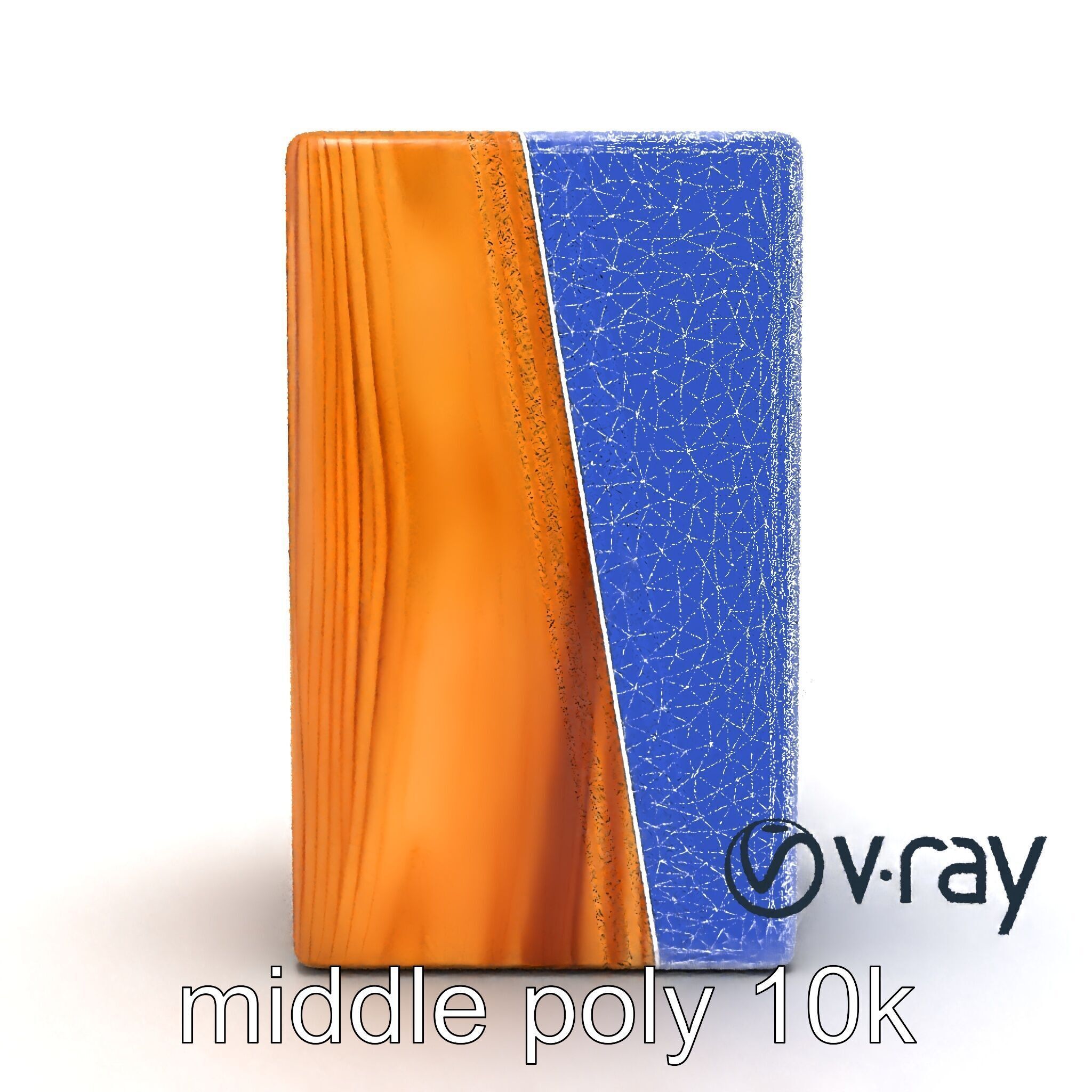 Modern Ash Wood Block model pack Low-poly 3D model_28