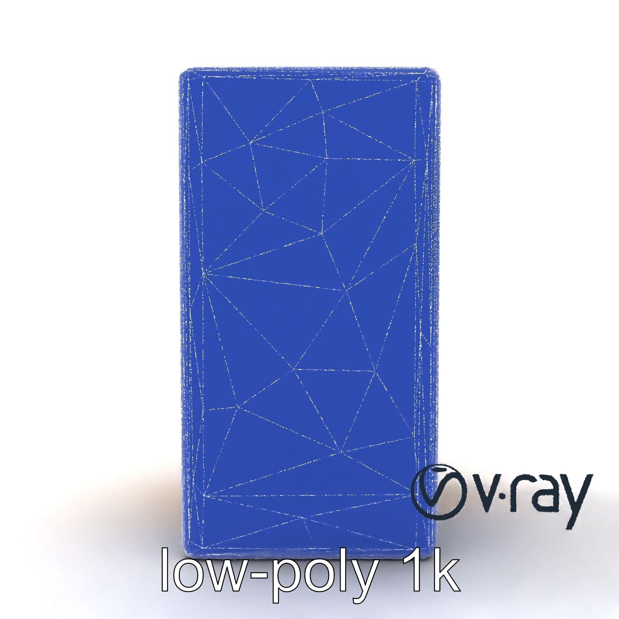 Modern Ash Wood Block model pack Low-poly 3D model_27