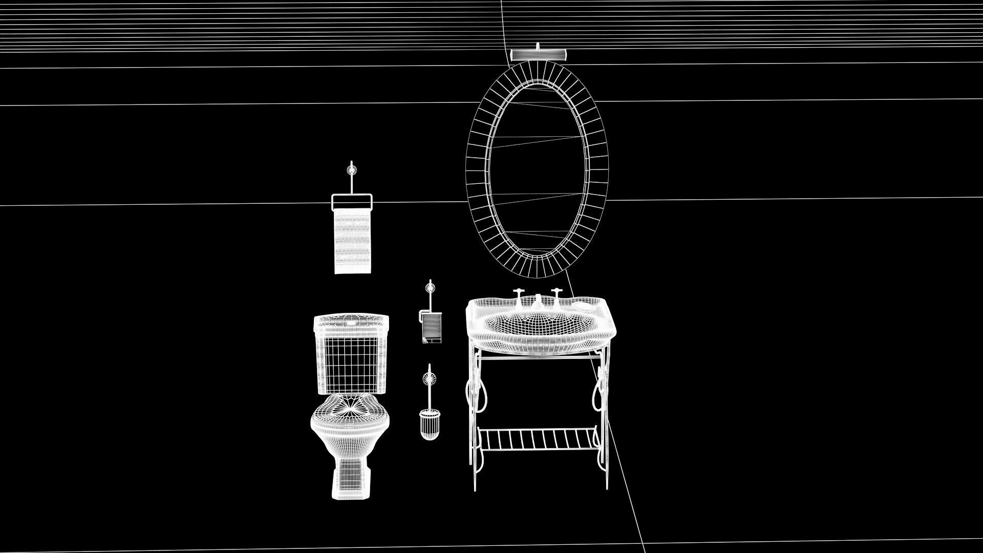 Plumbing Set 3D model_10