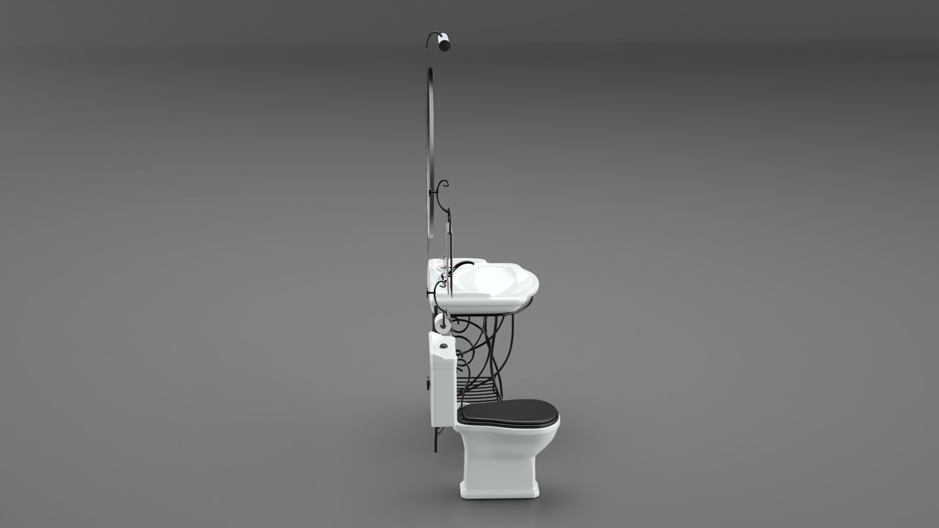 Plumbing Set 3D model_4