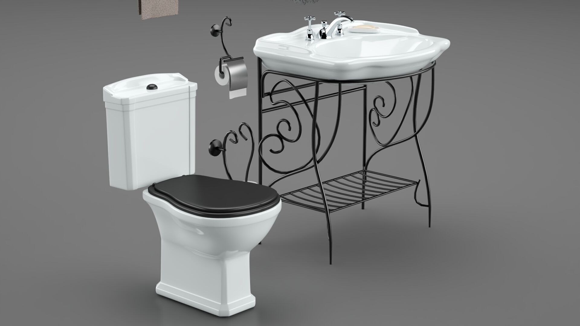 Plumbing Set 3D model_2