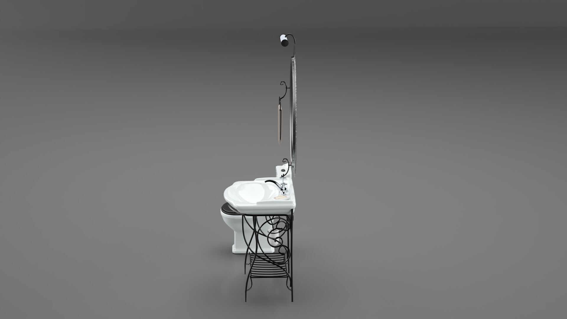 Plumbing Set 3D model_8
