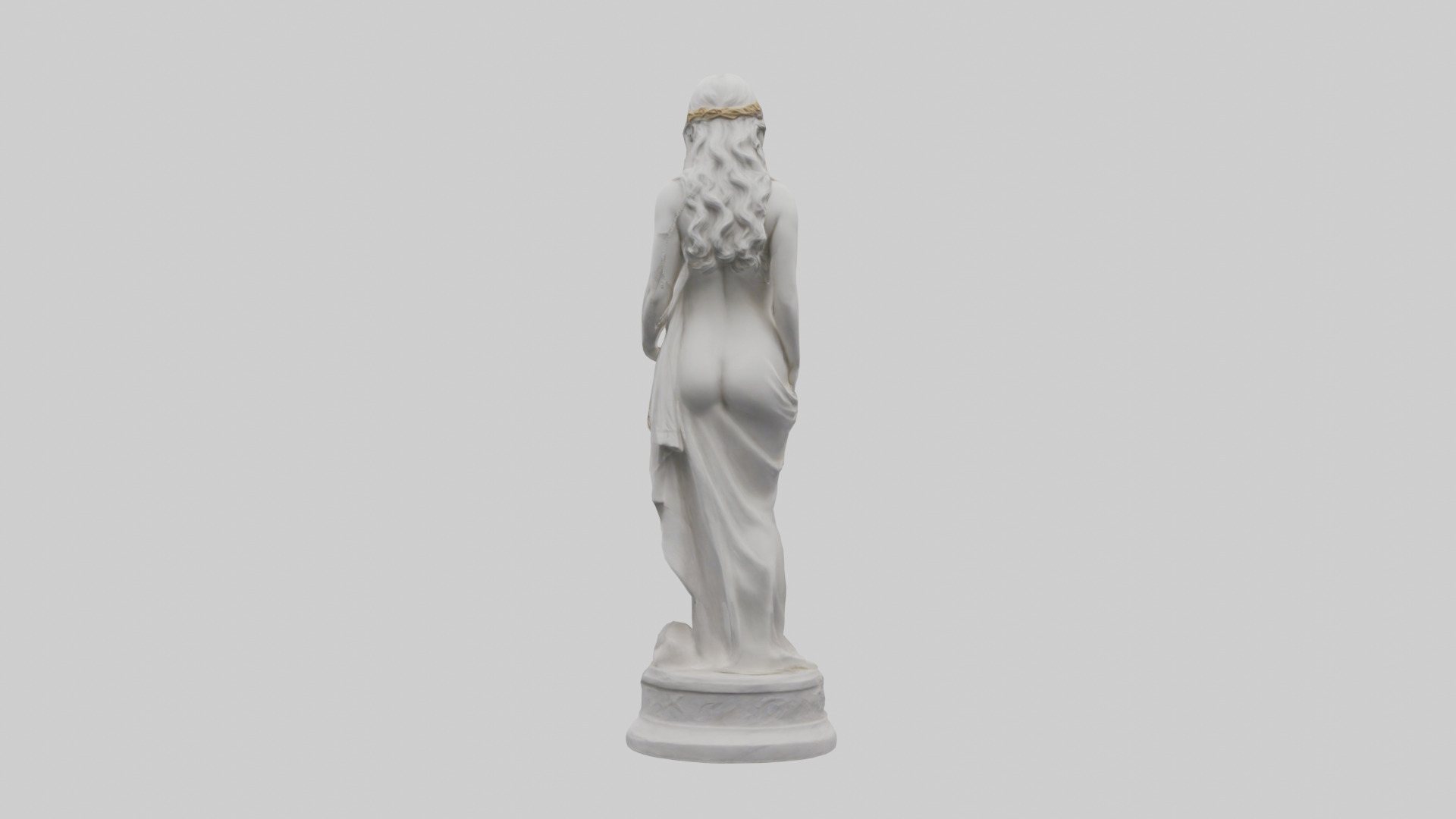 Greek Goddess of Love statue model Low-poly 3D model_2