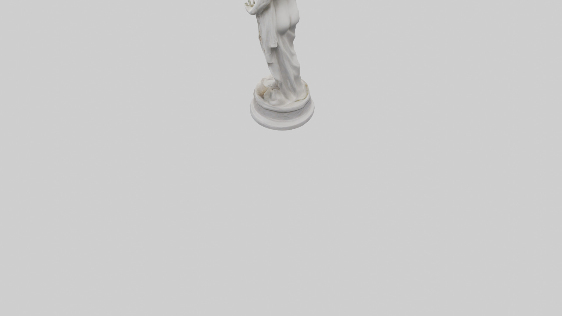 Greek Goddess of Love statue model Low-poly 3D model_5