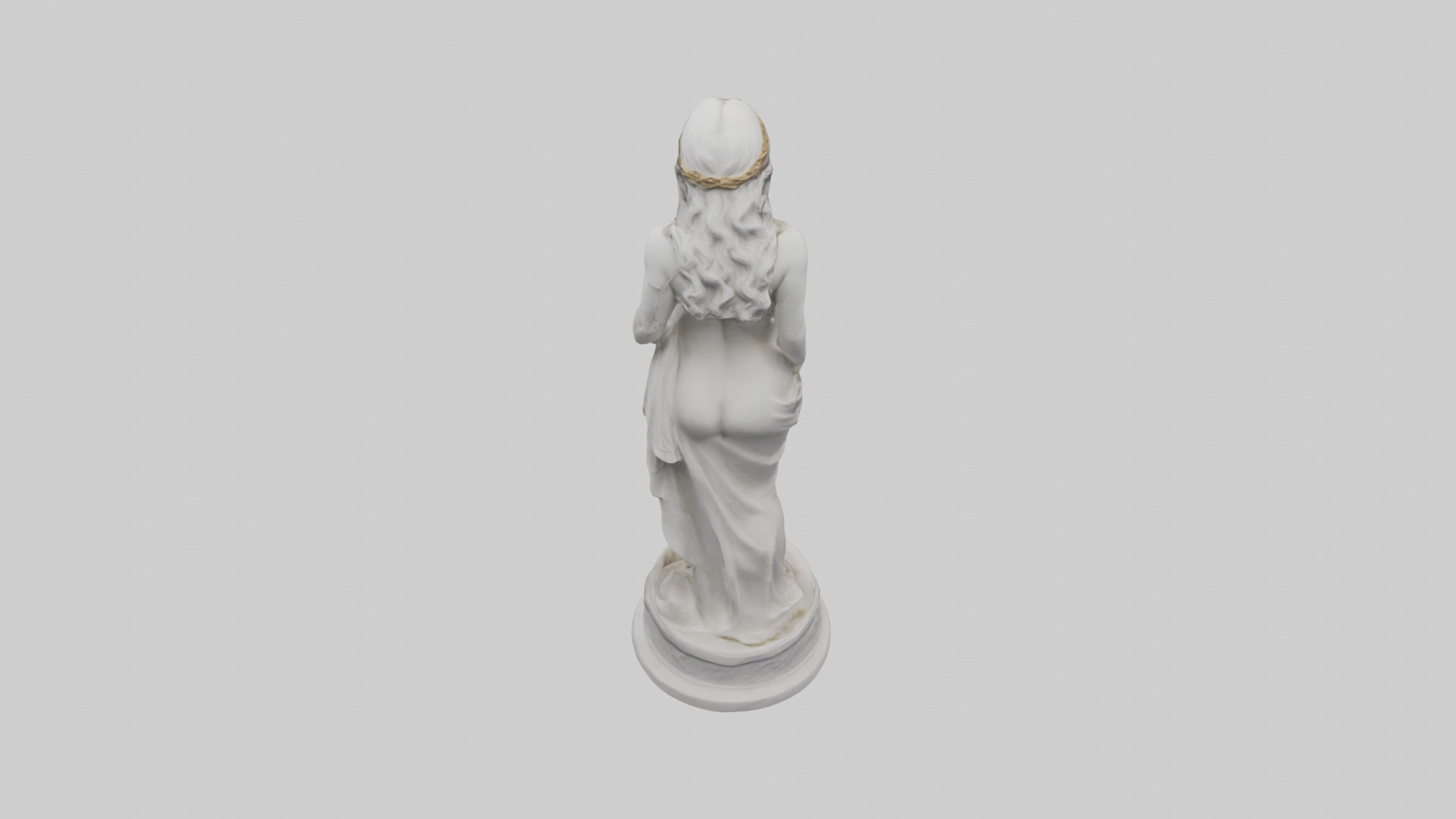 Greek Goddess of Love statue model Low-poly 3D model_15