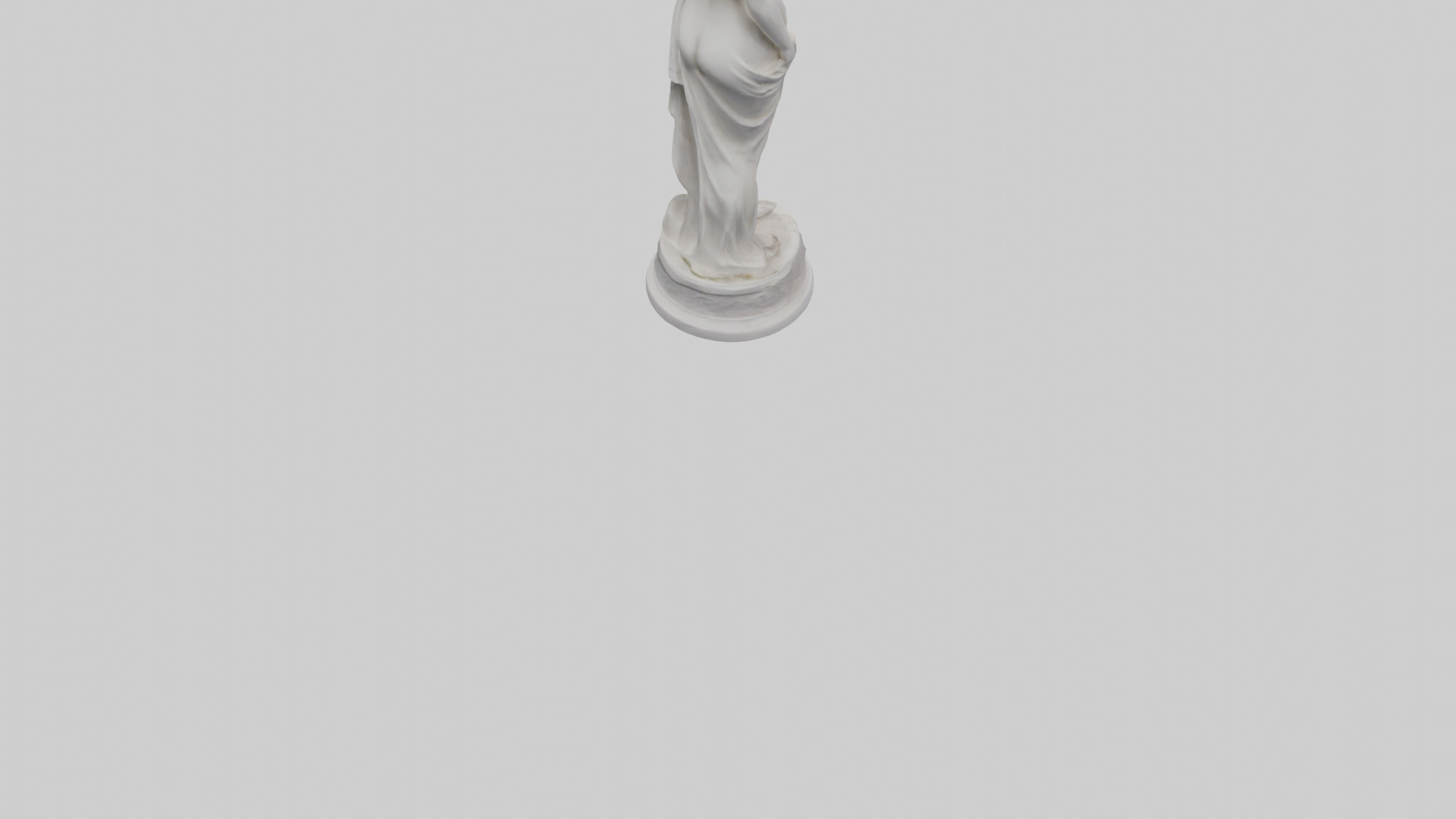 Greek Goddess of Love statue model Low-poly 3D model_6