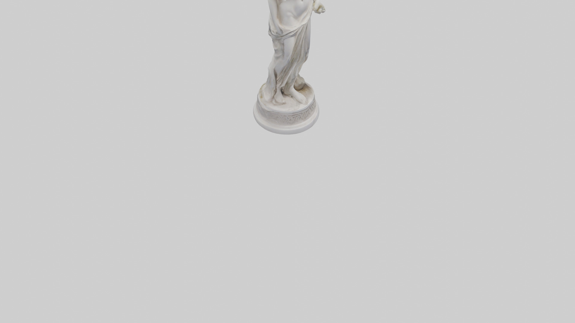 Greek Goddess of Love statue model Low-poly 3D model_8