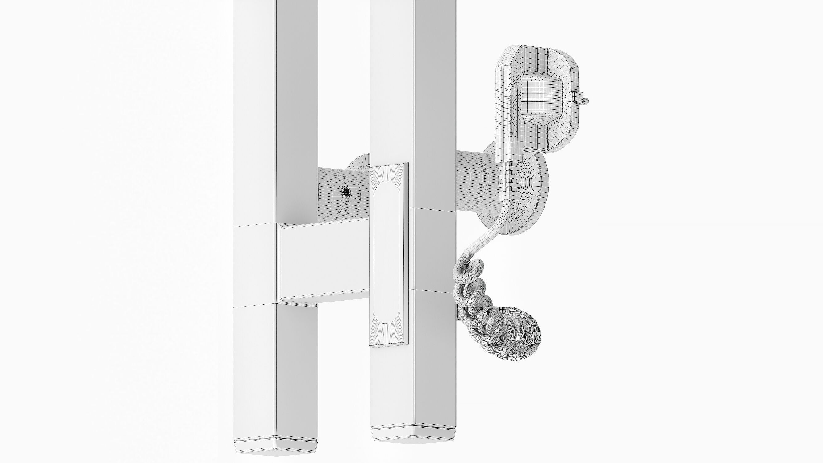 ERAFLYME EF duet R towel rail 3D model_5