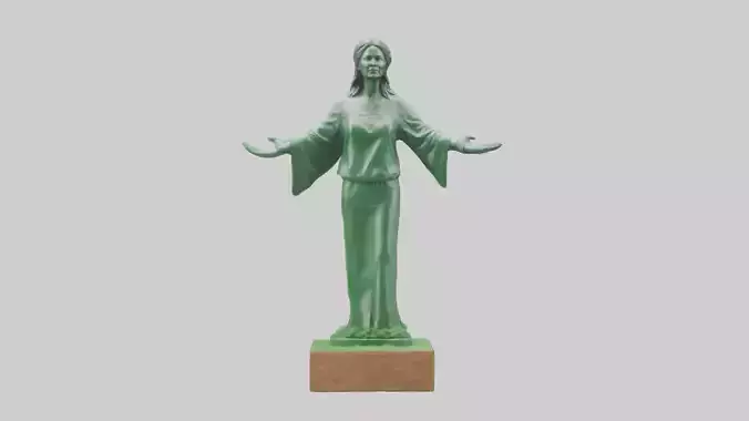 Green Earth Advocate Statue model