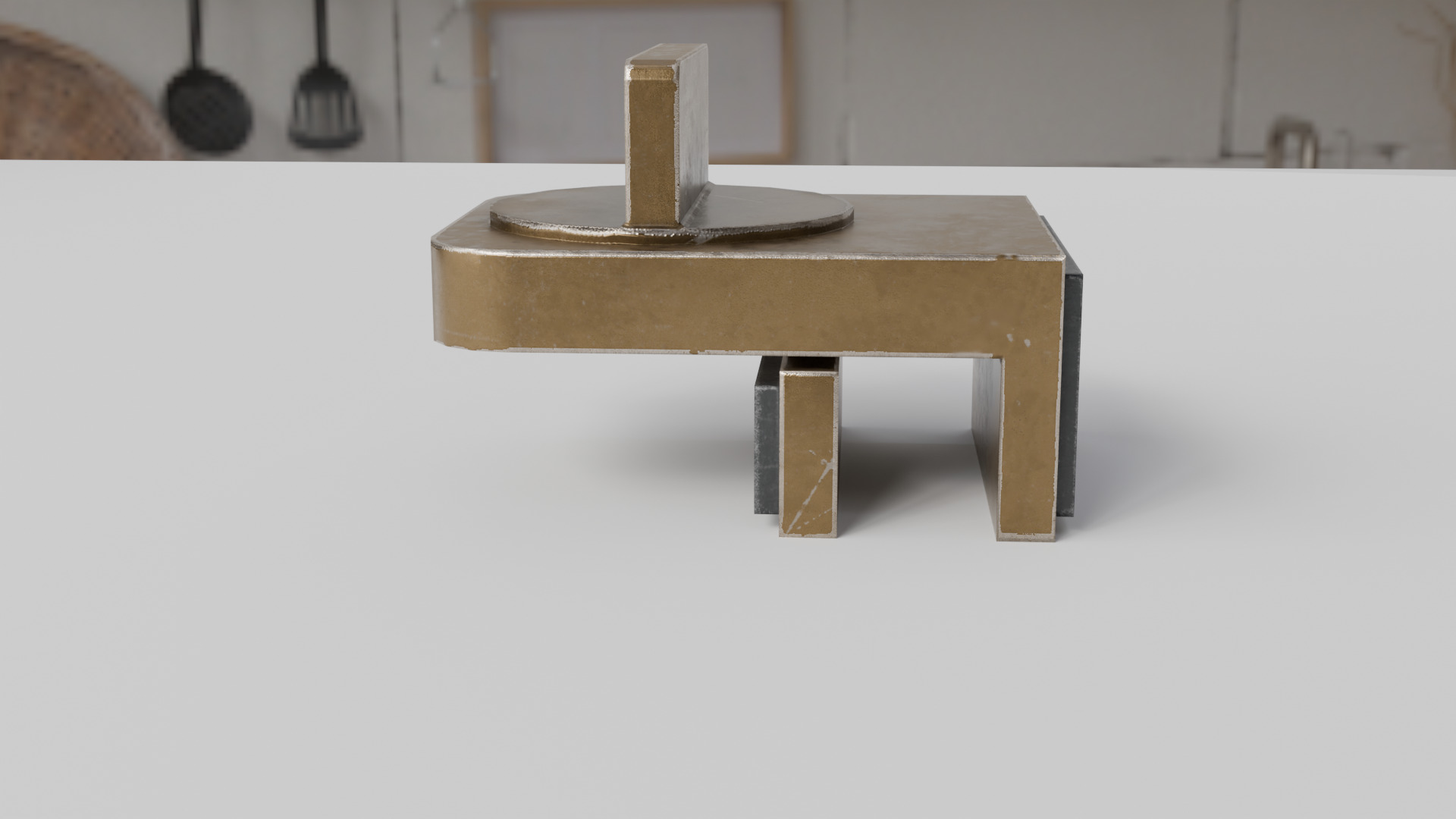 Window Lock Stopper Low-poly 3D model_3