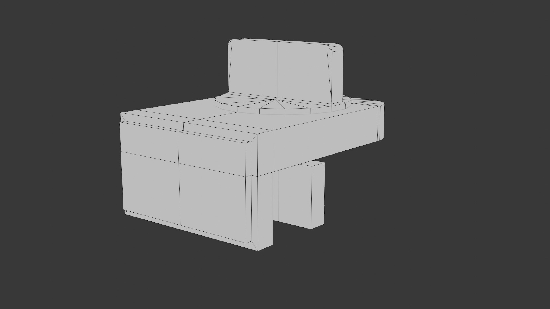 Window Lock Stopper Low-poly 3D model_12