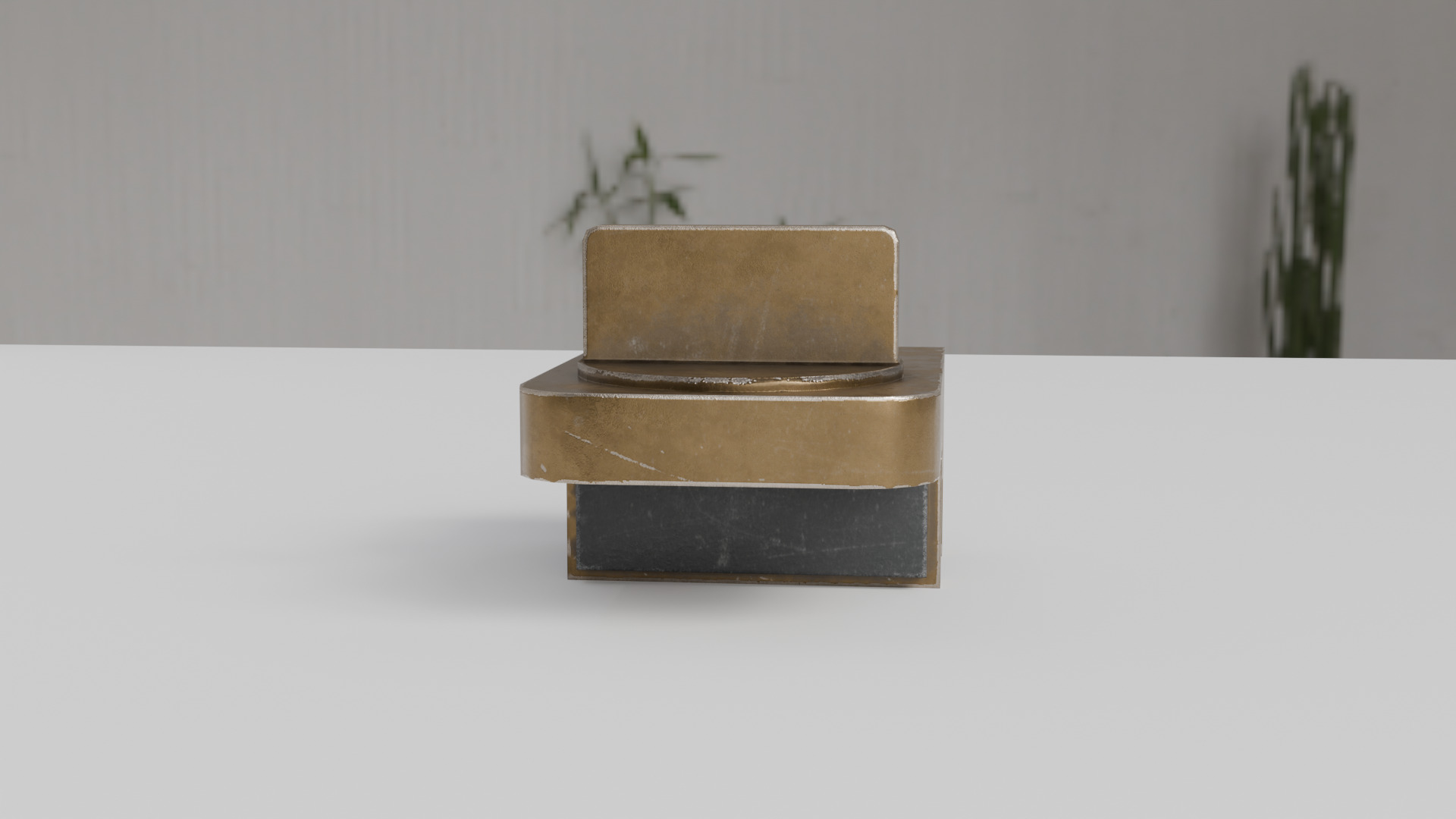 Window Lock Stopper Low-poly 3D model_2