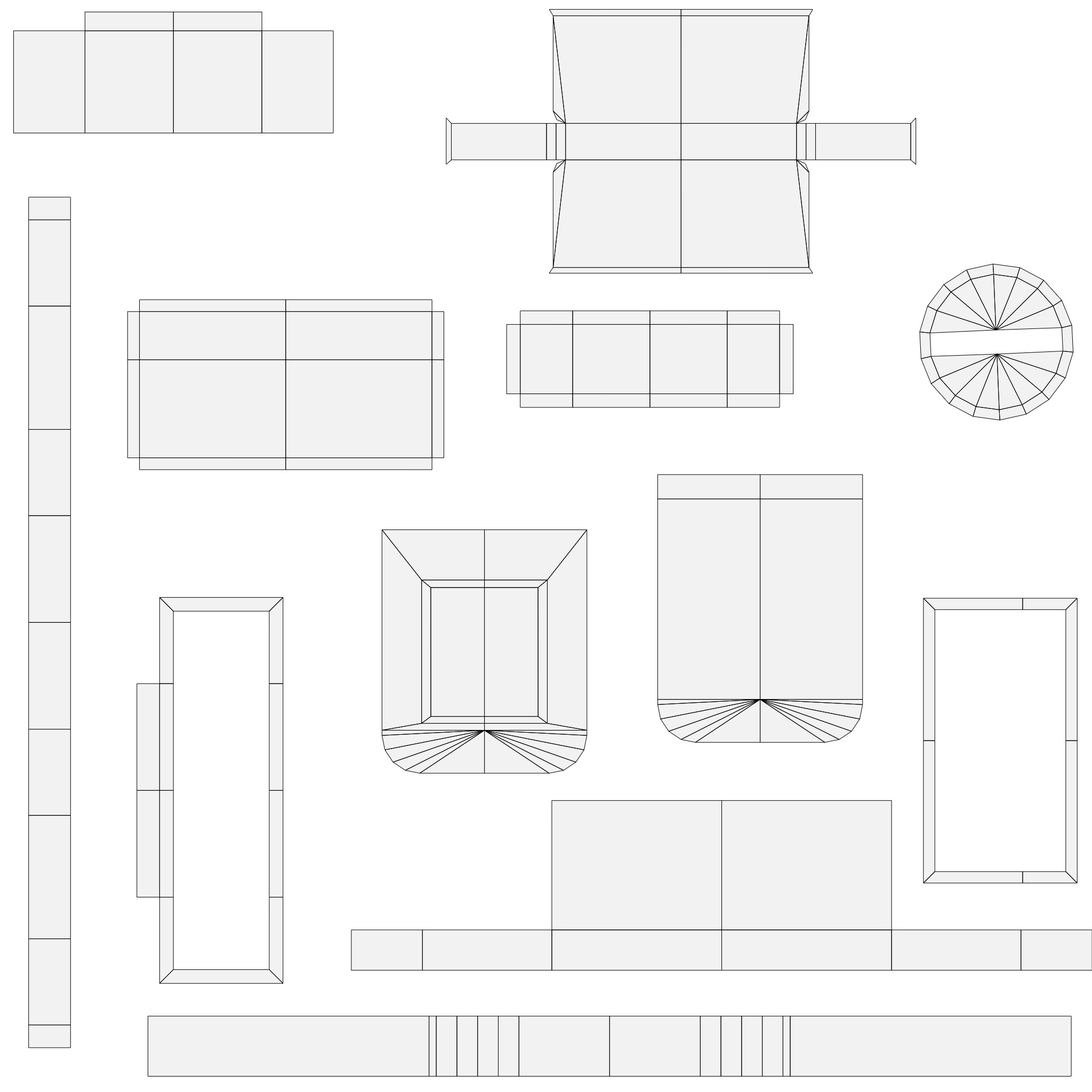 Window Lock Stopper Low-poly 3D model_13