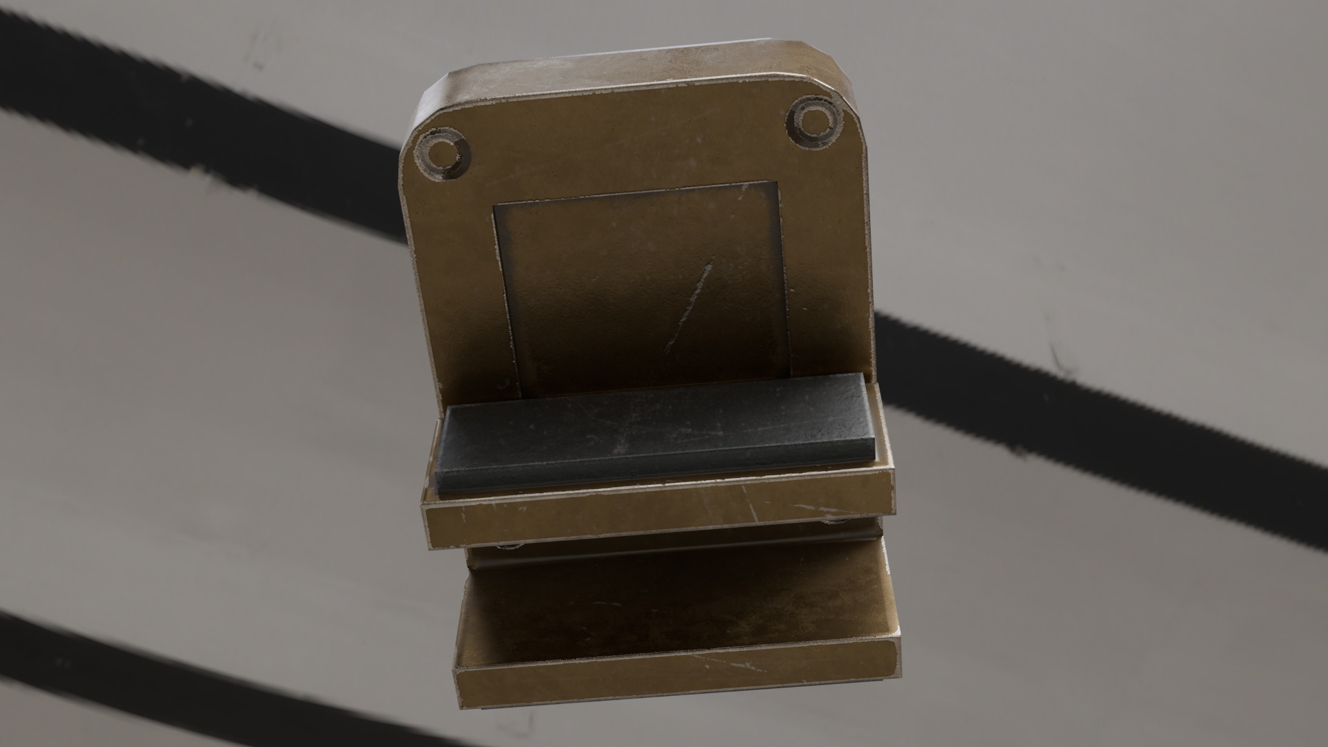 Window Lock Stopper Low-poly 3D model_8