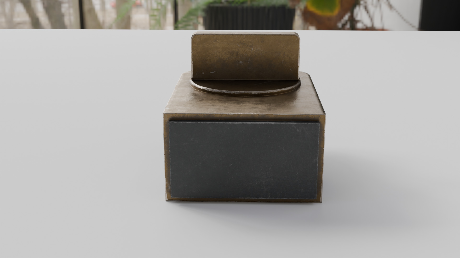 Window Lock Stopper Low-poly 3D model_4