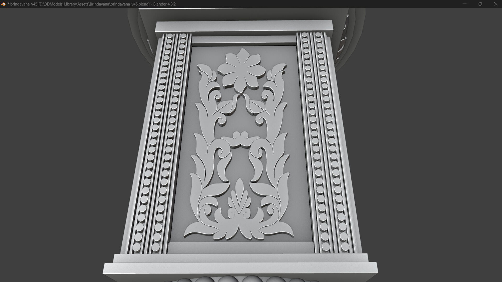 Buddhist Temple Stupa 3D model_19