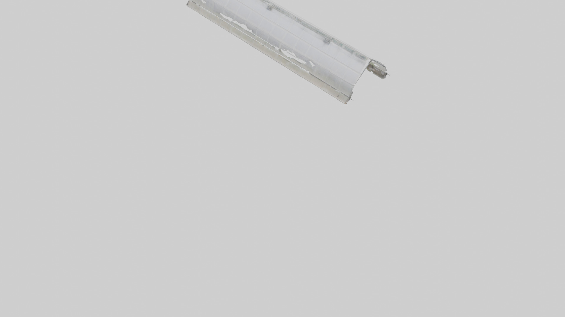 Greenhouse Low-poly 3D model_4