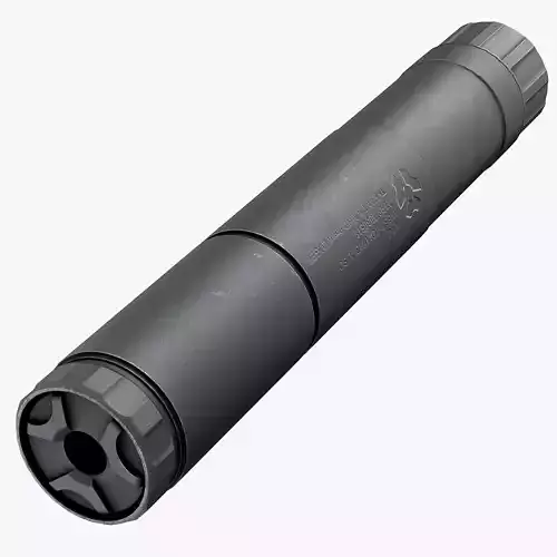 Suppressor AAC Ti-RANT Low-poly 3D model