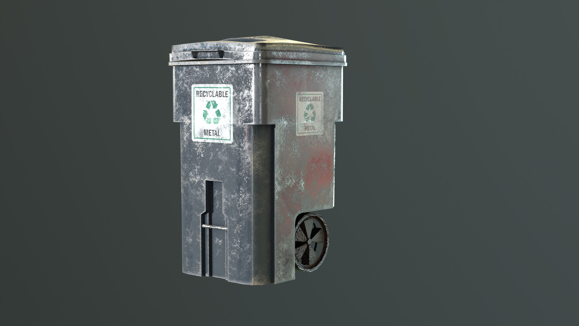 Urban Trash Pack Vol 1 Low-poly 3D model_20