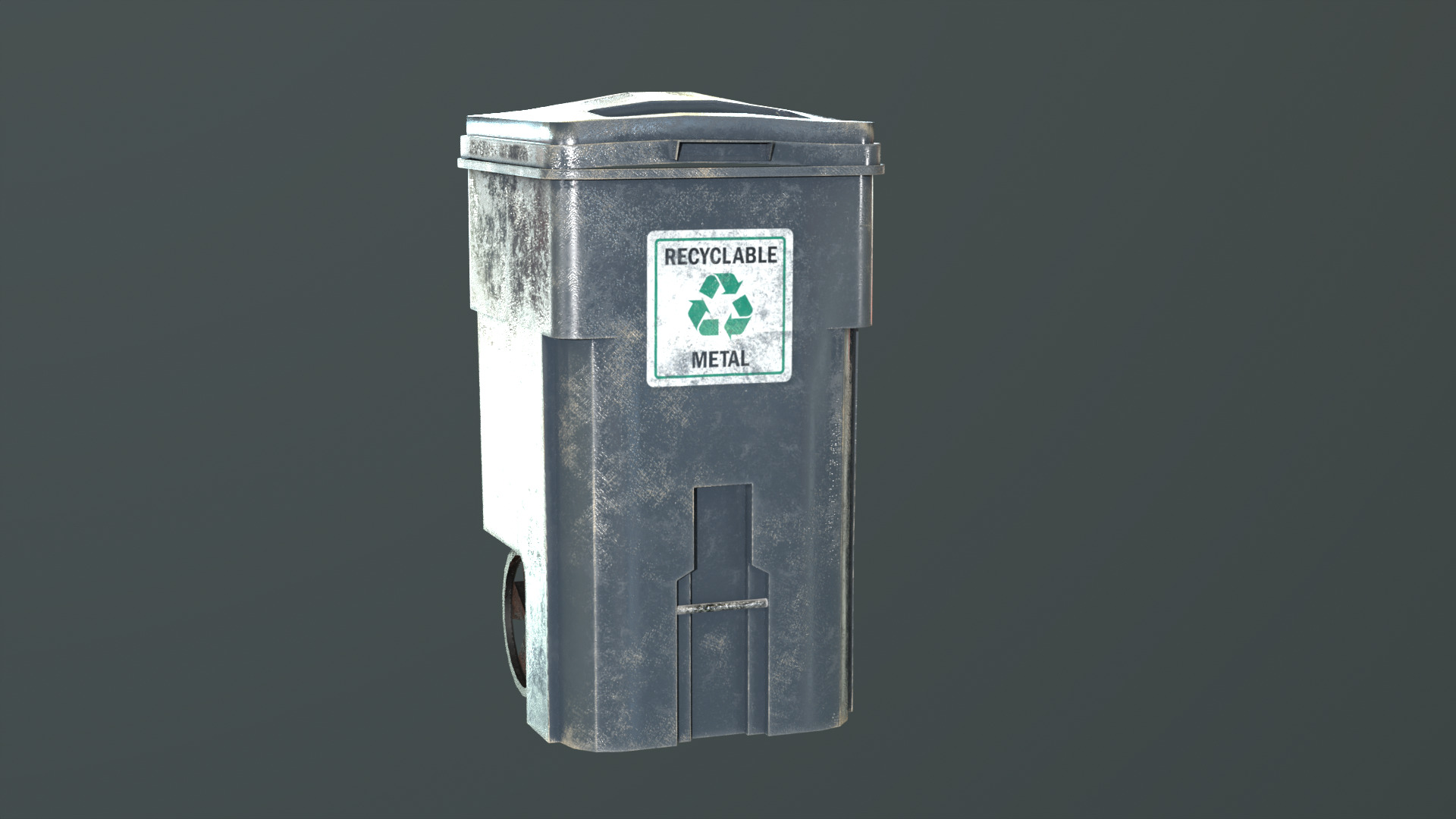 Urban Trash Pack Vol 1 Low-poly 3D model_19