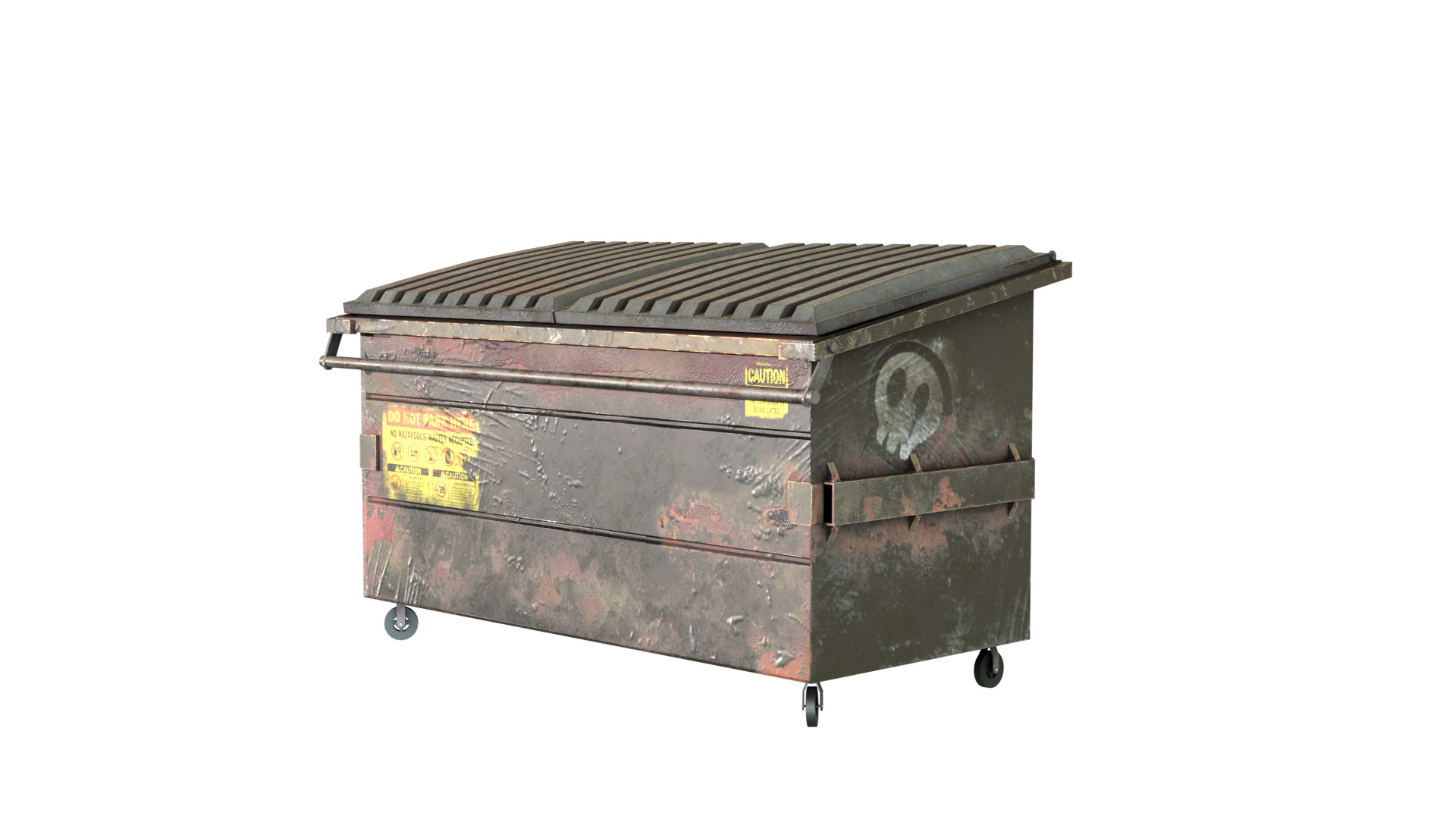 Urban Trash Pack Vol 1 Low-poly 3D model_15