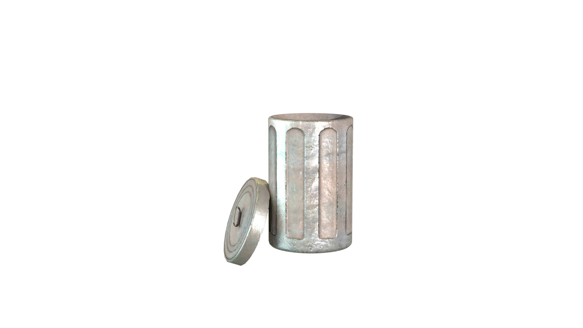 Urban Trash Pack Vol 1 Low-poly 3D model_14