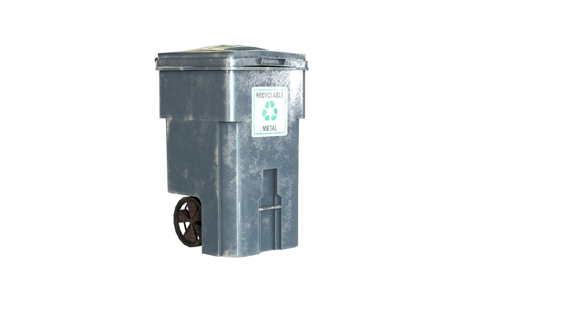 Urban Trash Pack Vol 1 Low-poly 3D model_11