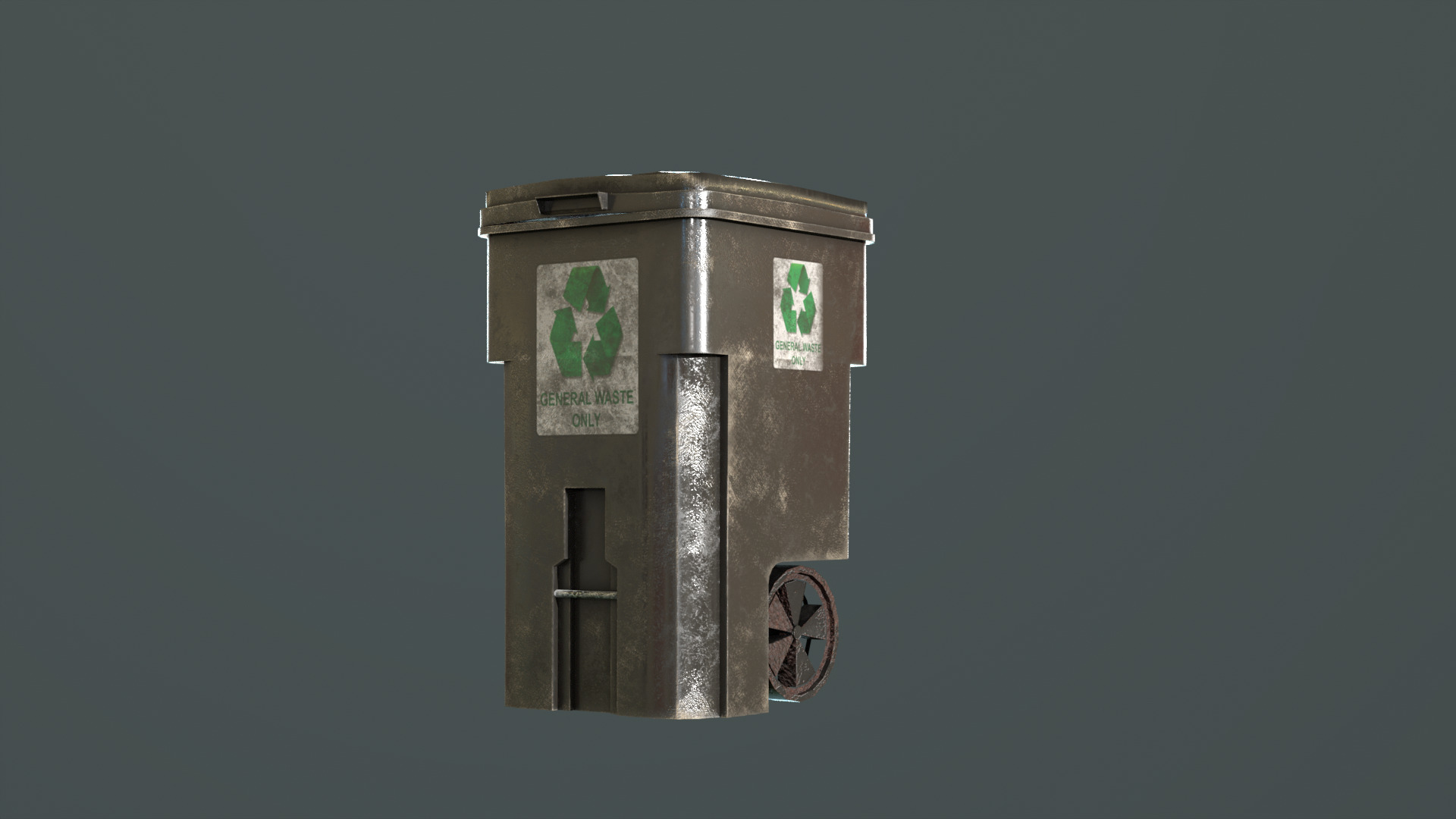 Urban Trash Pack Vol 1 Low-poly 3D model_21