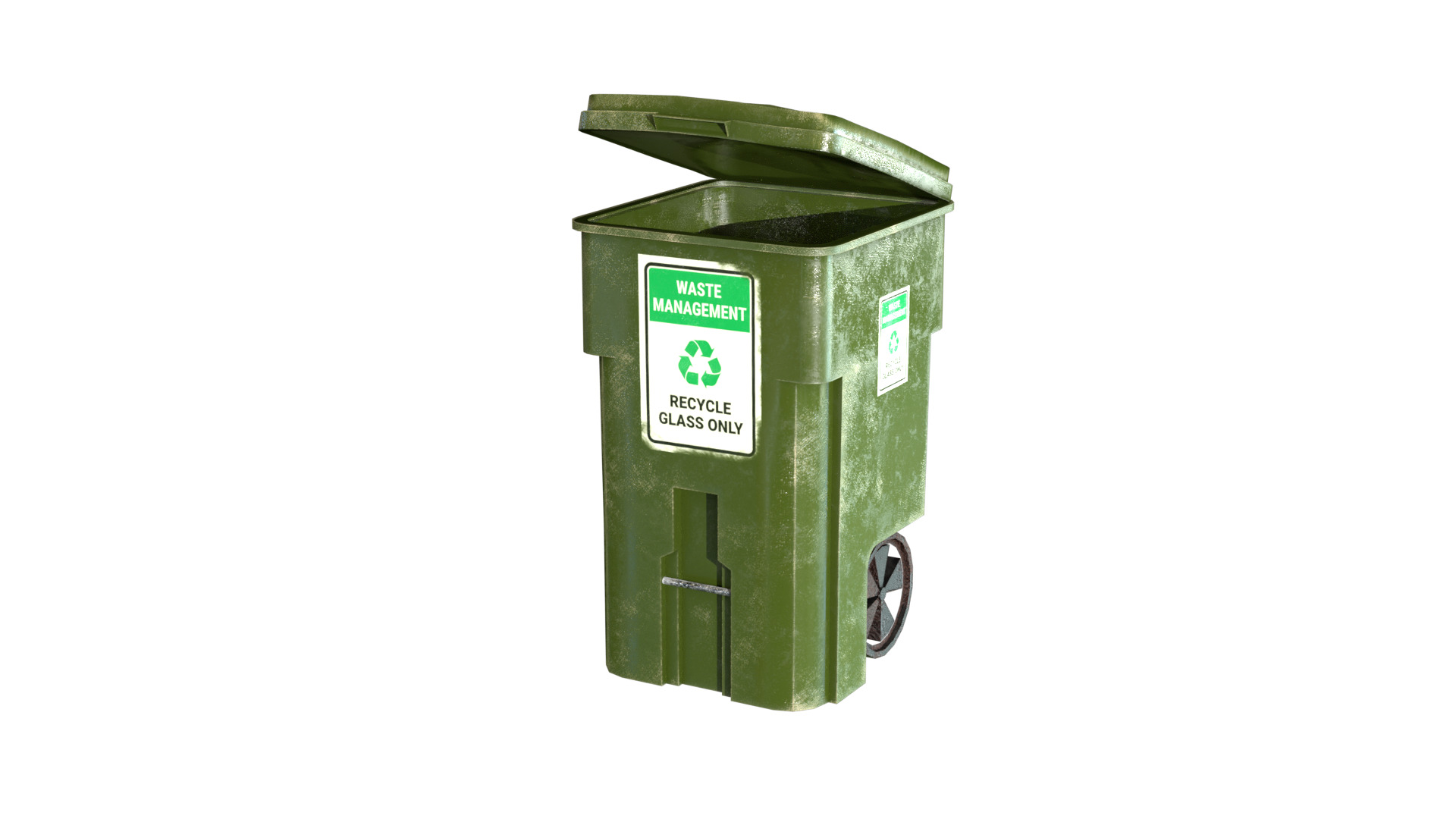 Urban Trash Pack Vol 1 Low-poly 3D model_9