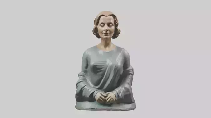 Greta Garbo statue model
