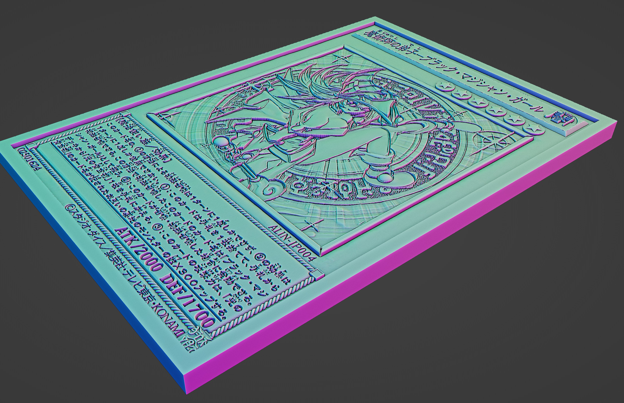 Dark Magician Girl the Magician s Apprentice - JP - yu-gi-oh 3D print model_10