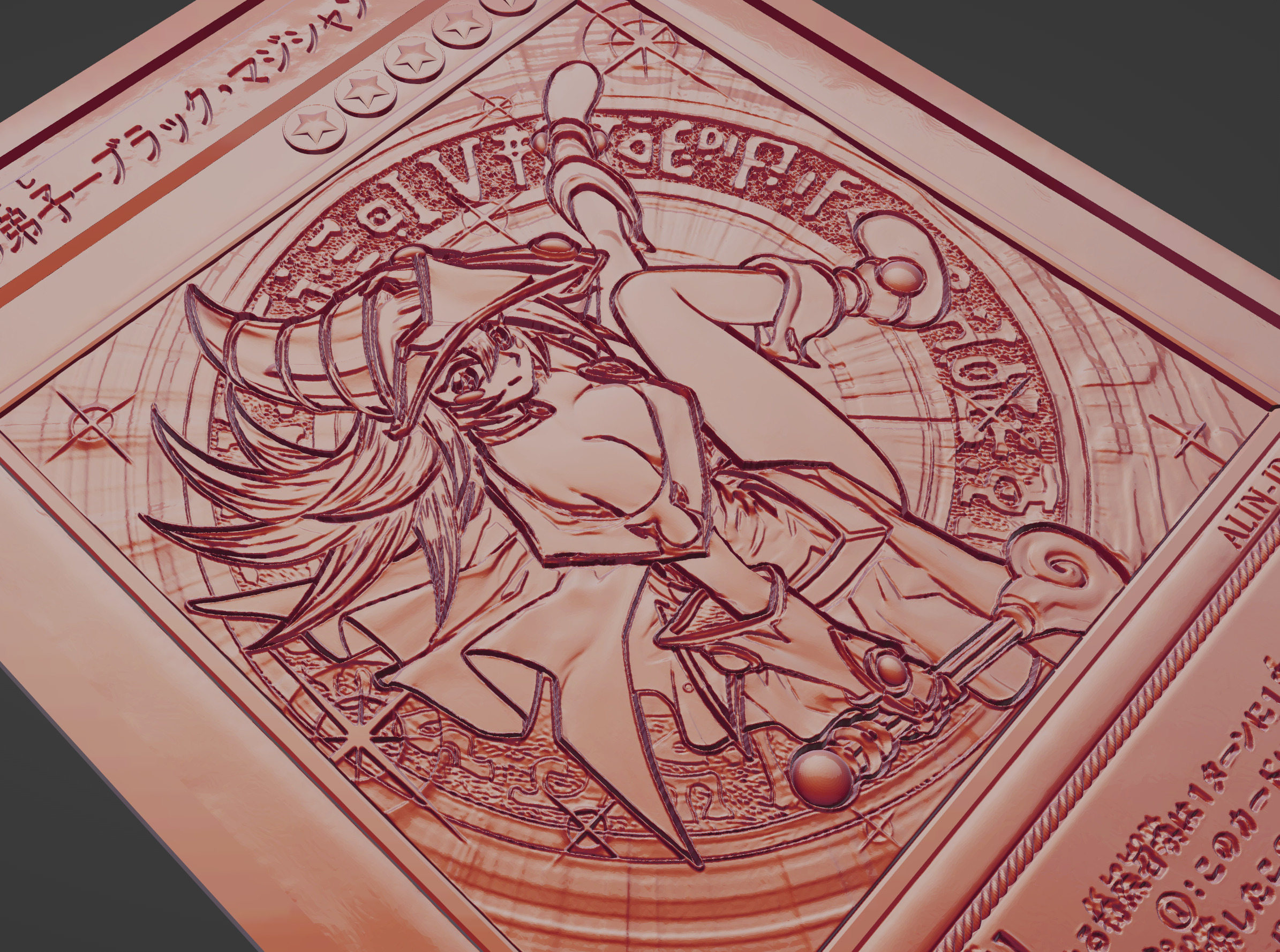 Dark Magician Girl the Magician s Apprentice - JP - yu-gi-oh 3D print model_7