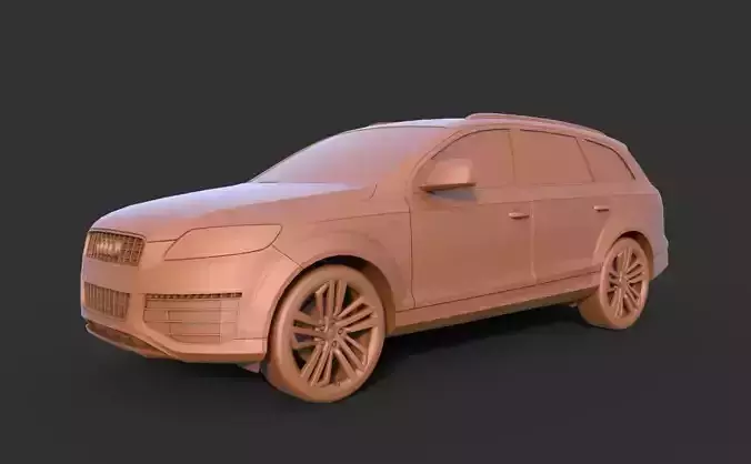 Audi Q7 2012 3D print model