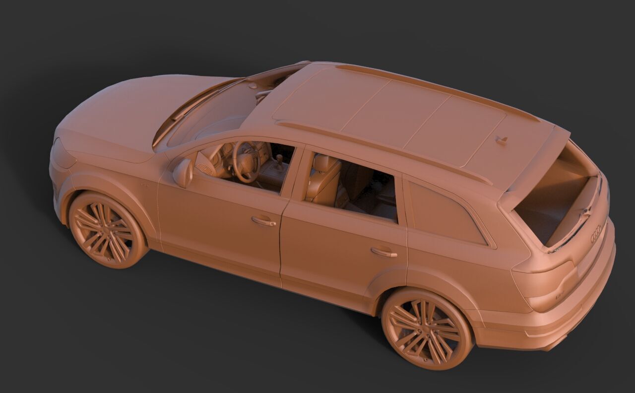 Audi Q7 2012 3D print model_5
